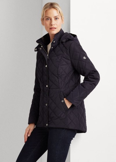 Dámské Bundy Ralph Lauren Quilted Hooded - 45302-LCAB